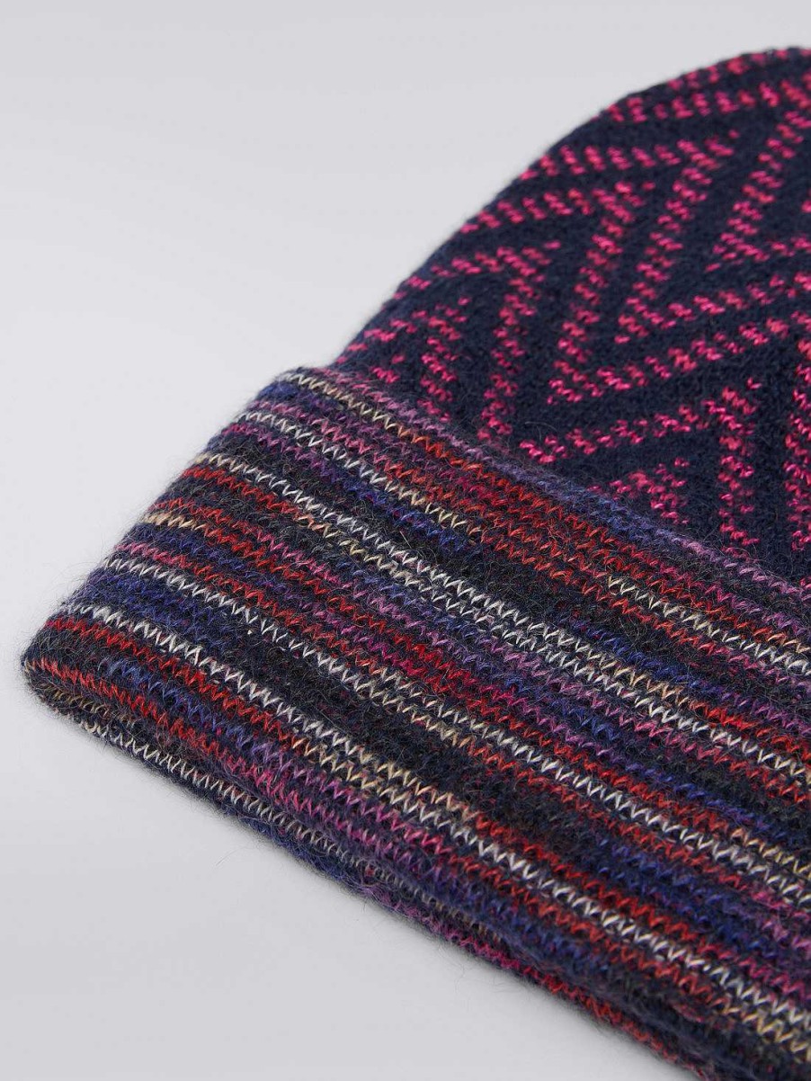 Kvinder Missoni Hatte | Zigzag Uld Og Alpaca Hat Flerfarvet