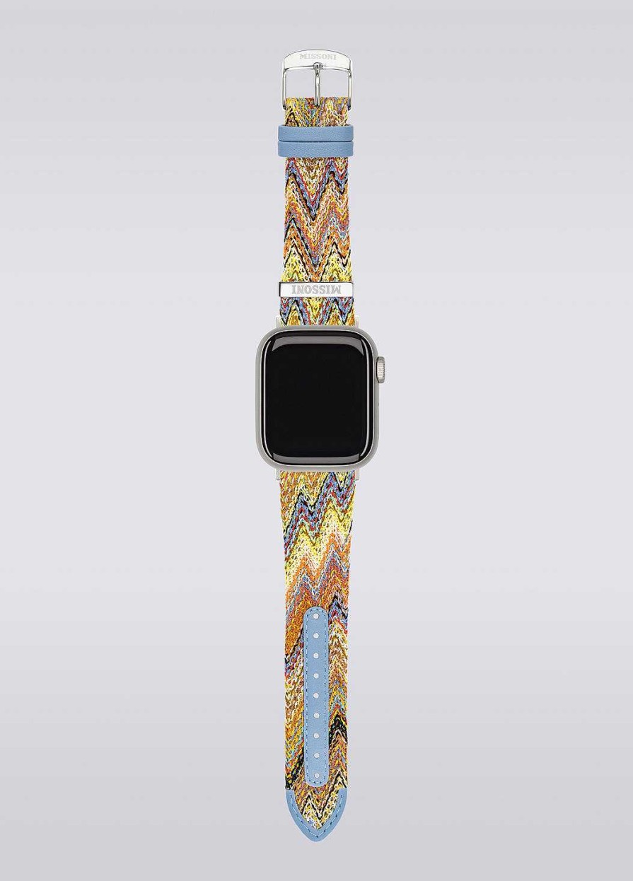 Kvinder Missoni Ure | Missoni Fabric 22 Mm Apple Watch-Kompatibel Rem Flerfarvet