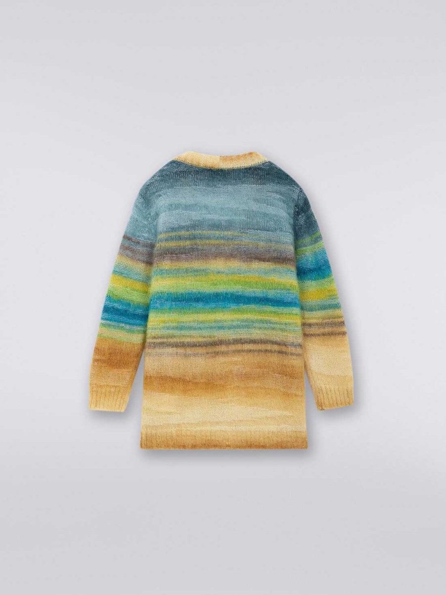 Dreng (4-14 Ar) Missoni | Mohair Og Alpaca Blanding Cardigan Flerfarvet