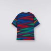 Dreng (4-14 Ar) Missoni | Slub Bomuldsblanding T-Shirt Flerfarvet