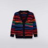 Dreng (4-14 Ar) Missoni | Slub Uld Strik Cardigan Flerfarvet