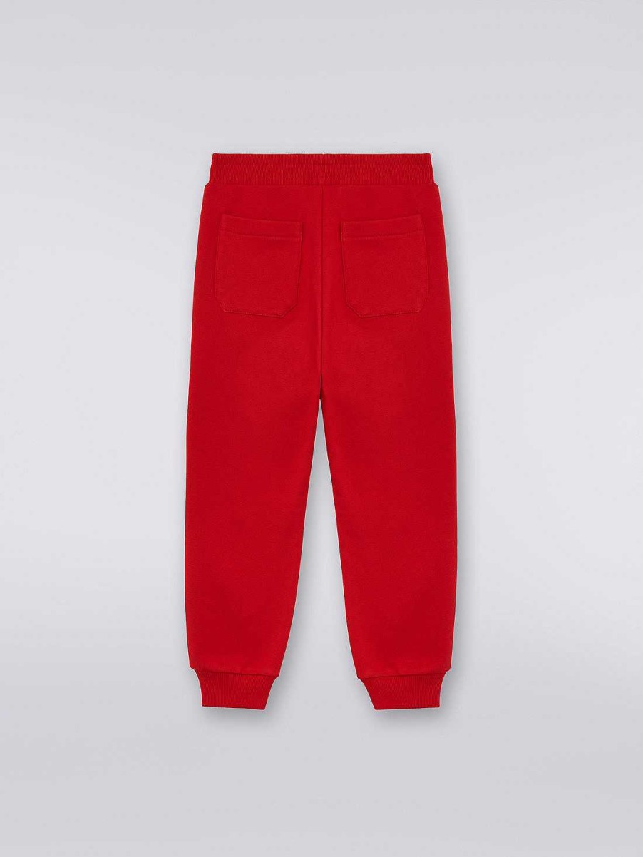 Dreng (4-14 Ar) Missoni | Joggers I Bomuldsfleece Med Logo Rod