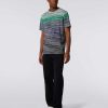 Maend Missoni Poloer Og T-Shirts | Slub T-Shirt I Bomuldsjersey Flerfarvet