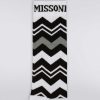 Pige (4-14 Ar) Missoni | Zigzag Stromper I Bomuldsblanding Sort Hvid