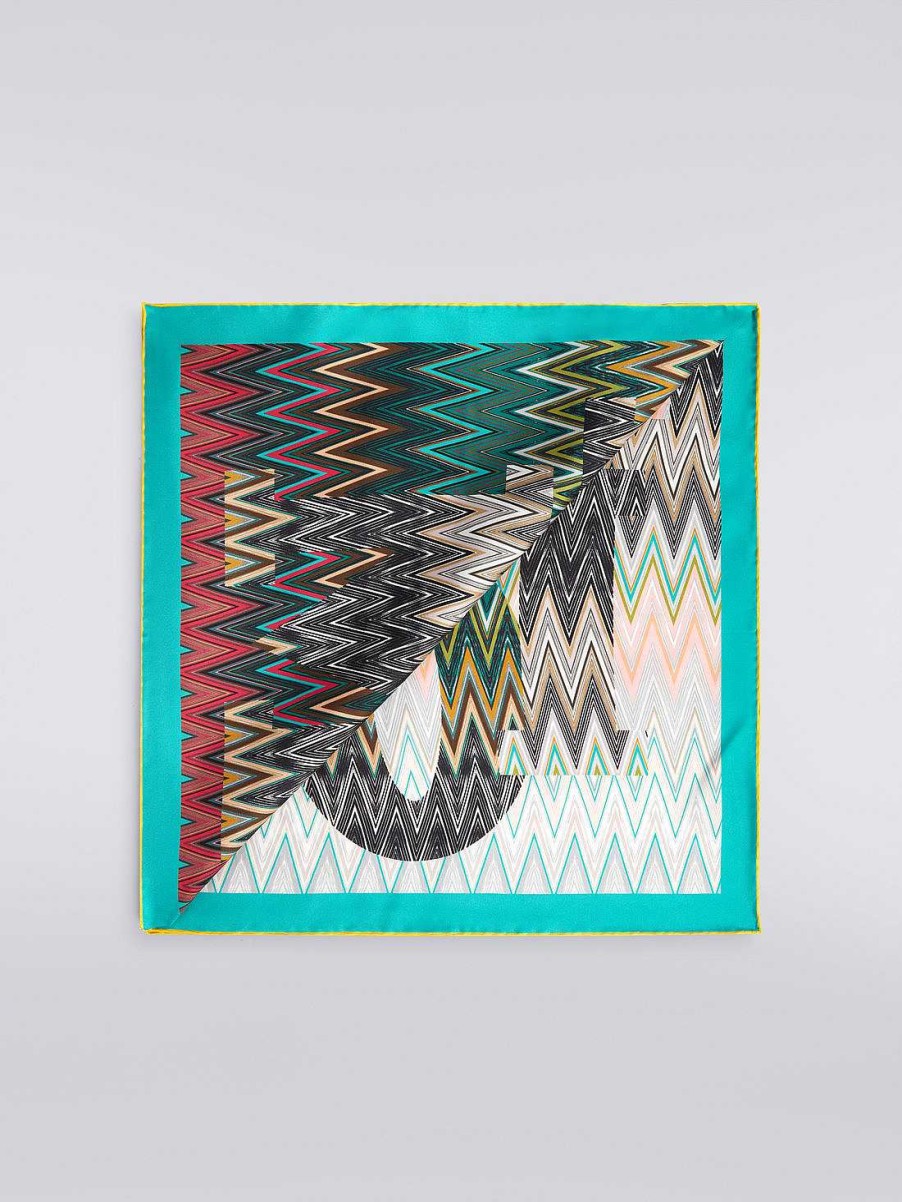 Kvinder Missoni Torklaeder & Foulards | Silke Chevron Torklaede Flerfarvet