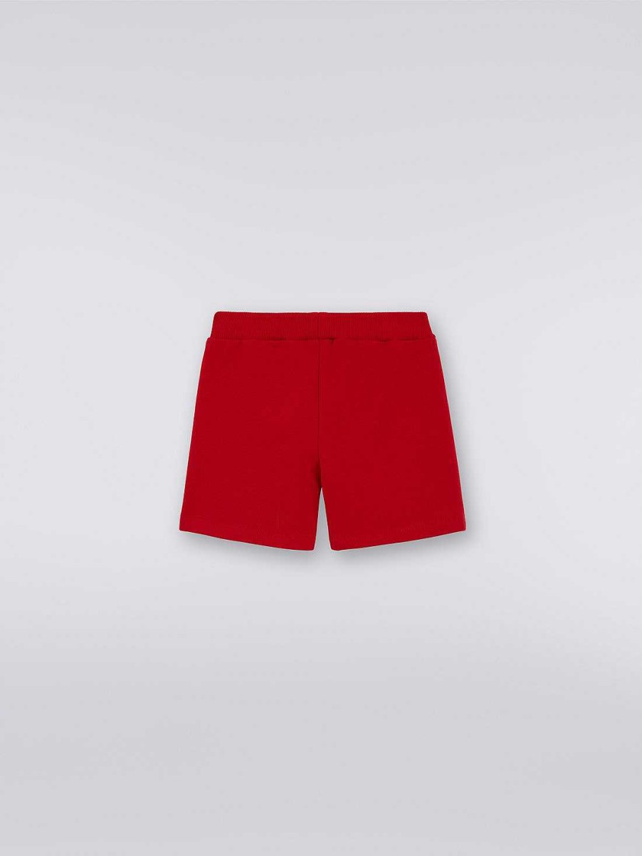 Dreng (4-14 Ar) Missoni | Bomuldshorts Med Logo Rod