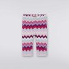 Pige (4-14 Ar) Missoni | Zigzag Leggings I Bomuldsblanding Flerfarvet