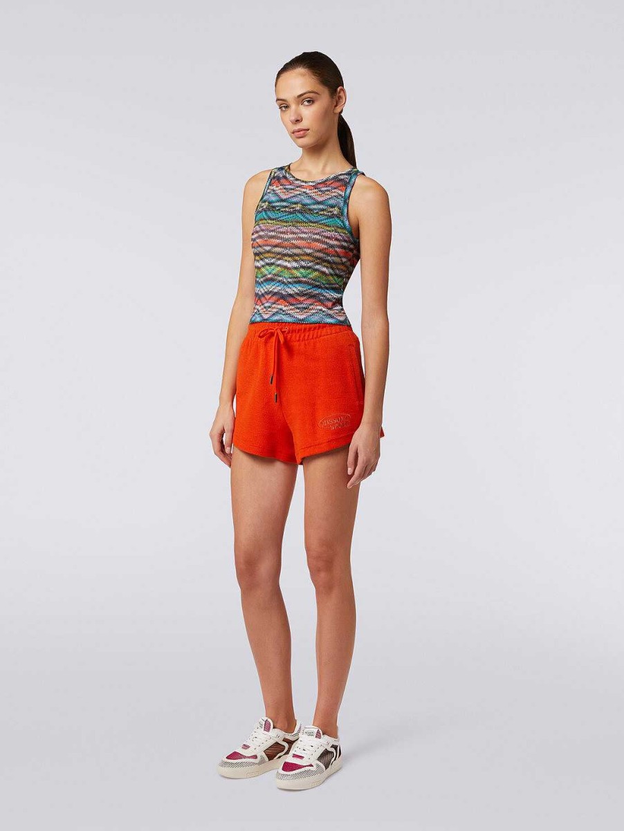 Kvinder Missoni T-Shirts Og Toppe | Top I Printet Stretch Nylon Flerfarvet