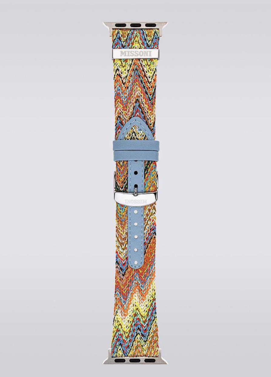 Kvinder Missoni Ure | Missoni Fabric 22 Mm Apple Watch-Kompatibel Rem Flerfarvet