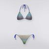 Kvinder Missoni Badetoj | Flerfarvet Zigzag Tyl Bikini Bla