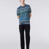 Maend Missoni Poloer Og T-Shirts | T-Shirt Med Rund Hals I Bomuld Flerfarvet