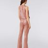 Kvinder Missoni Kjoler | Jacquard Viskose Strik Jumpsuit Lyserod