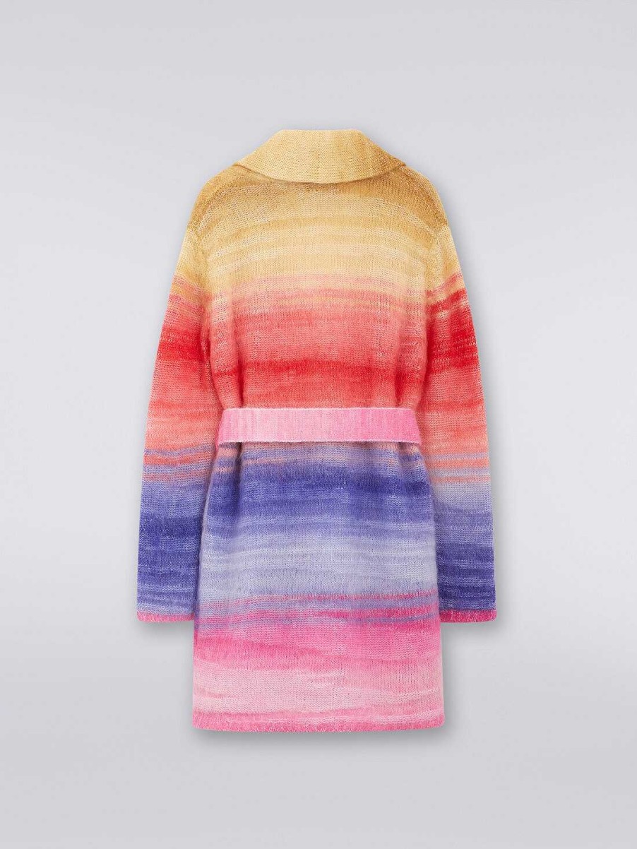 Pige (4-14 Ar) Missoni | Mohair Og Alpaca Blanding Cardigan Flerfarvet