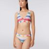 Kvinder Missoni Badetoj | Bikini I Zigzag Viskose Med Lurex Flerfarvet