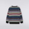 Dreng (4-14 Ar) Missoni | Chevron Pullover I Bomuld Med Rund Hals Flerfarvet