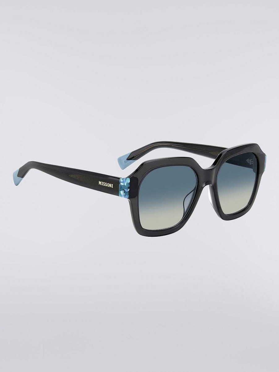 Kvinder Missoni Solbriller | Missoni Seasonal Acetate Solbriller Gra