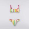 Kvinder Missoni Badetoj | Bikini I Nylonblanding Med Zigzag-Print Flerfarvet