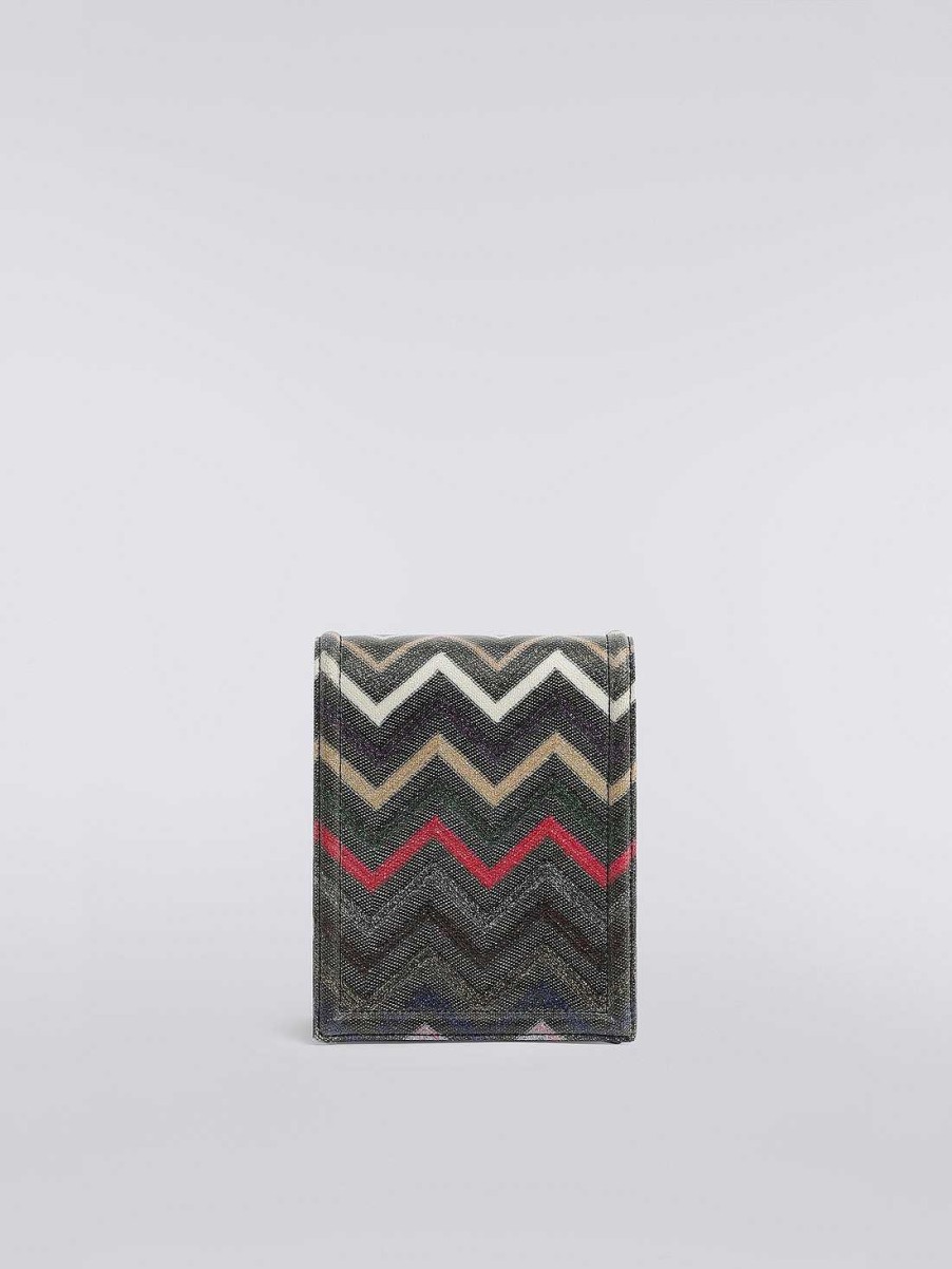 Kvinder Missoni Tasker | Zigzag Lame Viskose Skuldertaske Flerfarvet