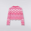 Pige (4-14 Ar) Missoni | Sweater I Viskoseblanding Lyserod