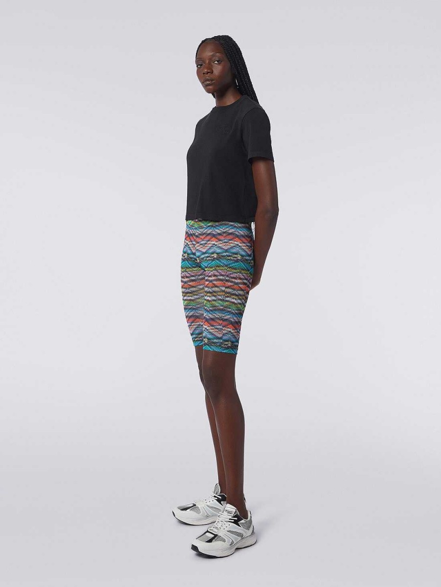 Kvinder Missoni Toj | Shorts I Trykt Stretch Nylon Flerfarvet