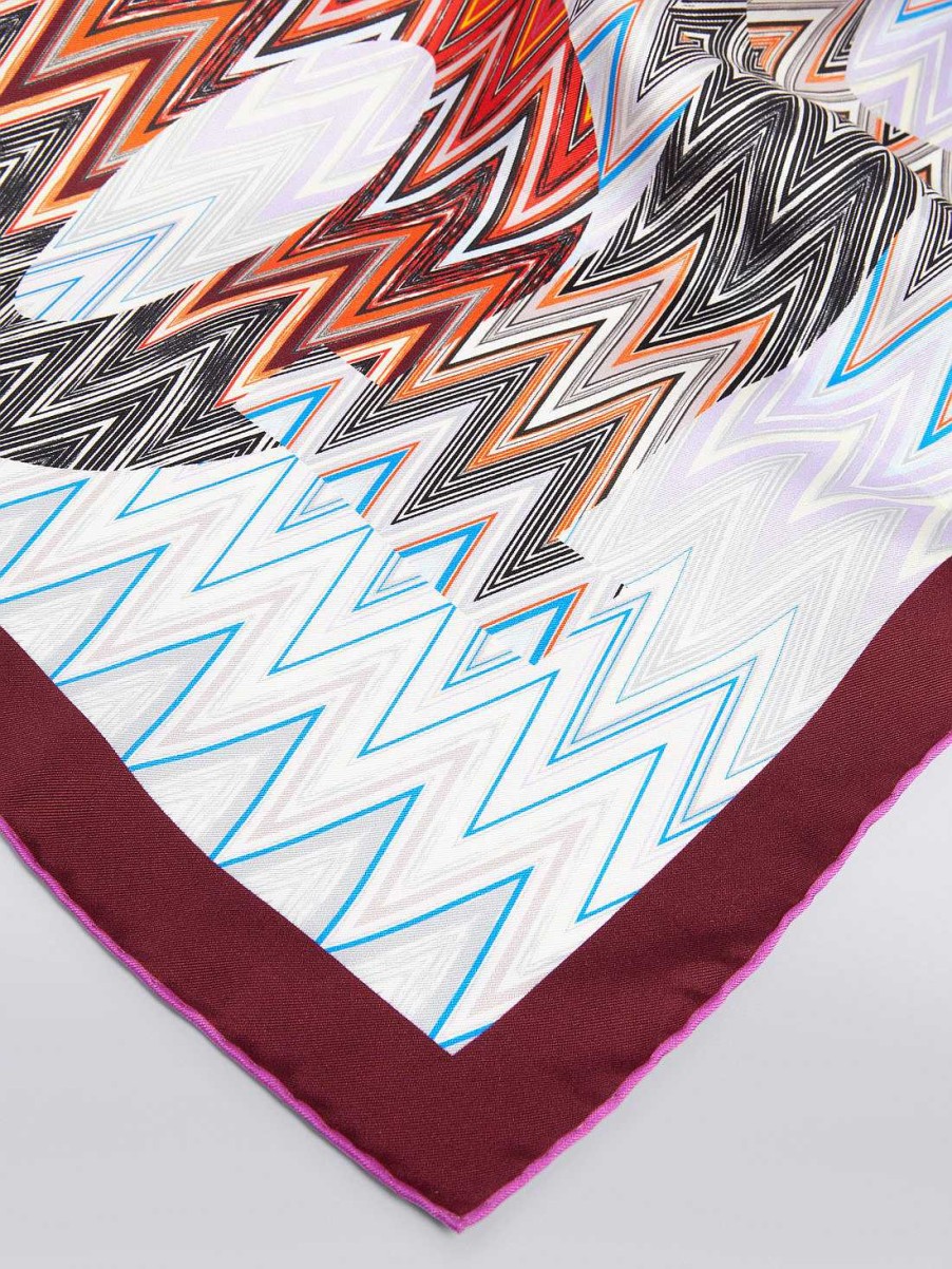 Kvinder Missoni Torklaeder & Foulards | Silke Chevron Torklaede Flerfarvet