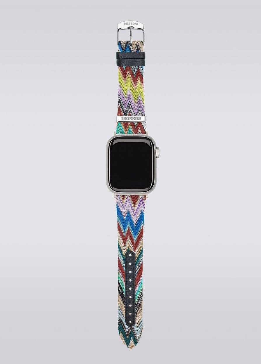 Kvinder Missoni Ure | Missoni Stof Apple-Rem Flerfarvet