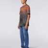 Maend Missoni Poloer Og T-Shirts | Slub T-Shirt I Bomuldsjersey Flerfarvet