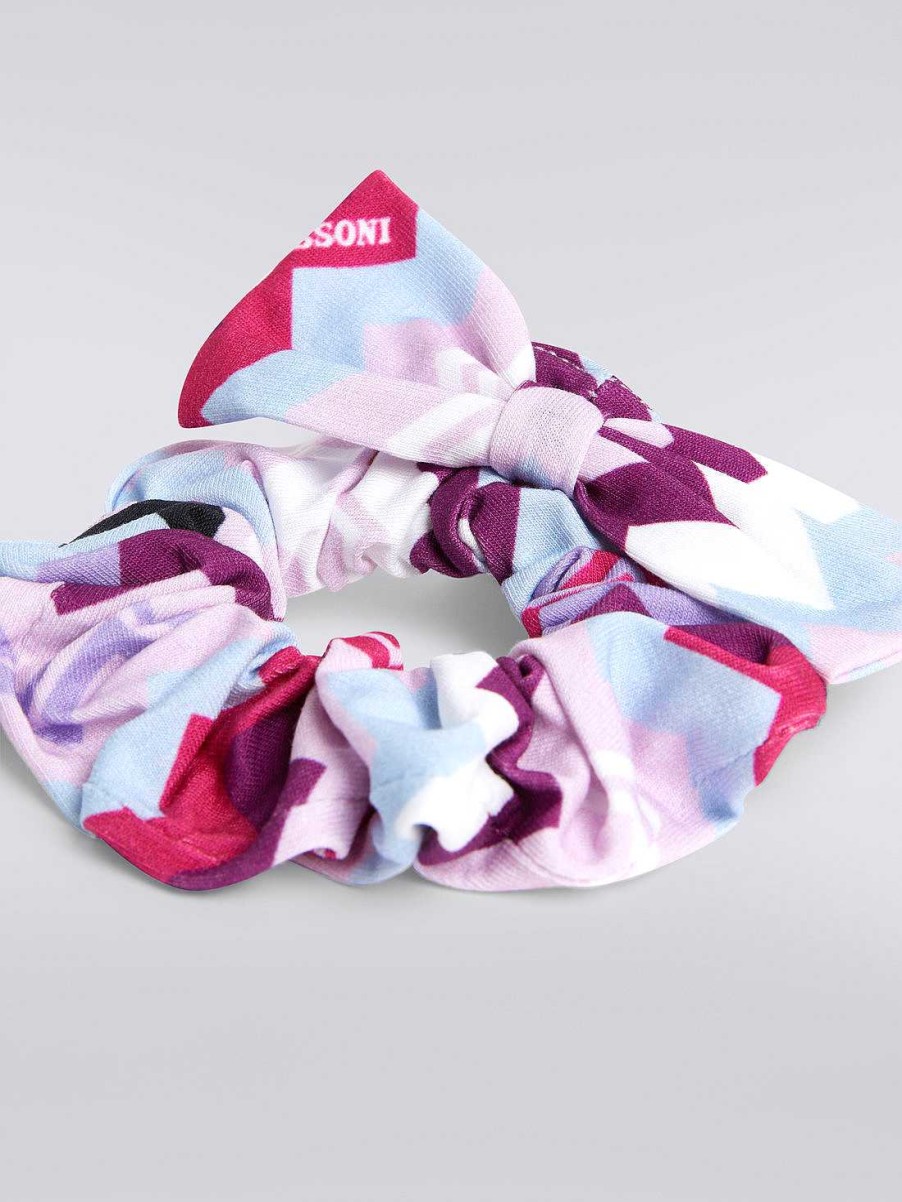 Pige (4-14 Ar) Missoni | Scrunchie Med Zigzag Monster Flerfarvet