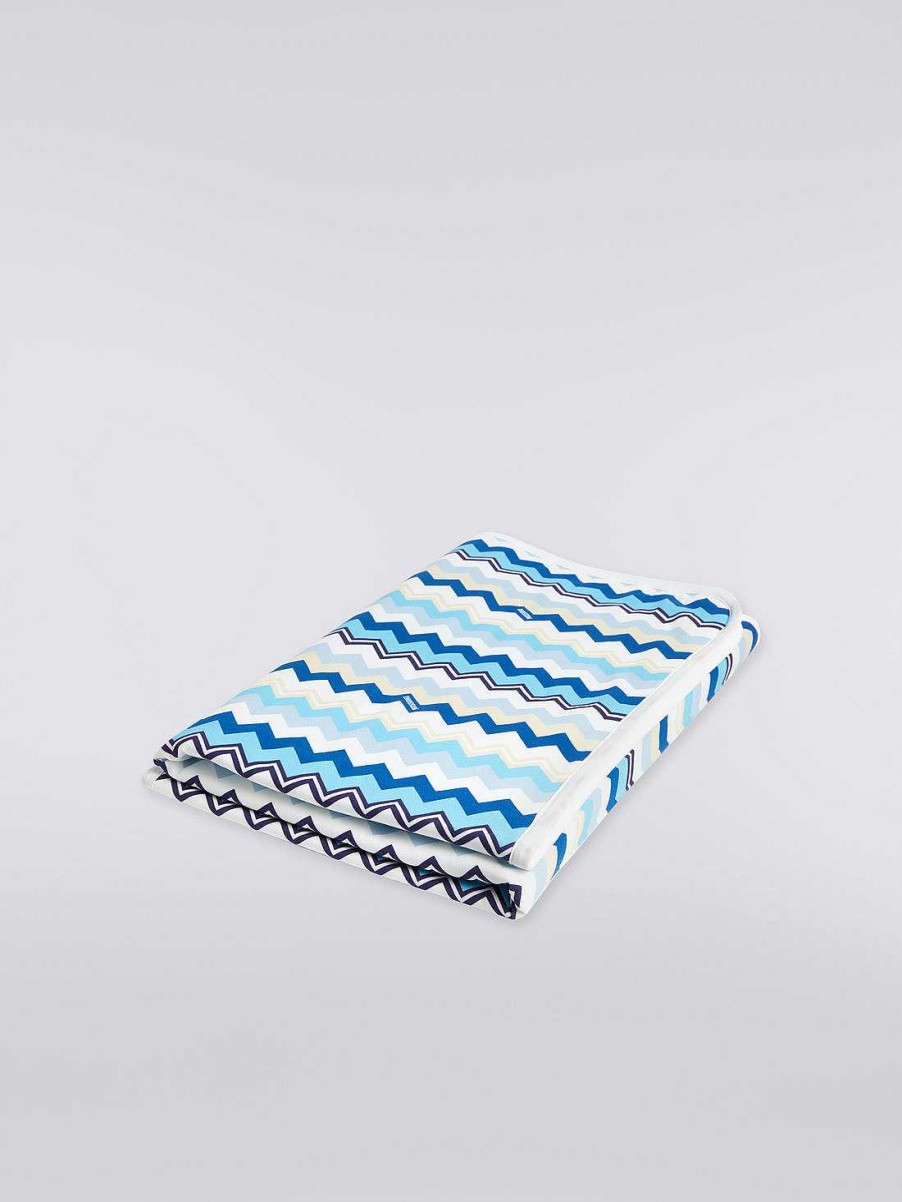 Baby (0-24 Maneder) Missoni | Zigzag Taeppe I Bomuldsblanding Flerfarvet