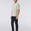 Maend Missoni Poloer Og T-Shirts | Slub Bomulds Poloshirt Med Ensfarvede Detaljer Gron