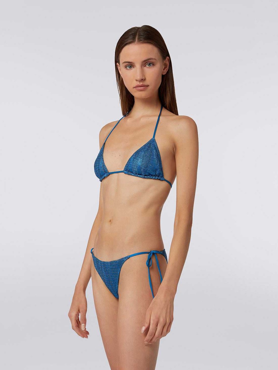 Kvinder Missoni Badetoj | Jacquard Viskose Strik Bikini Bla