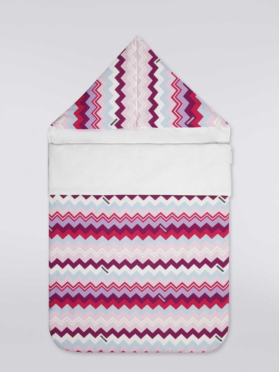 Baby (0-24 Maneder) Missoni | Zigzag Bomulds Sovepose Flerfarvet