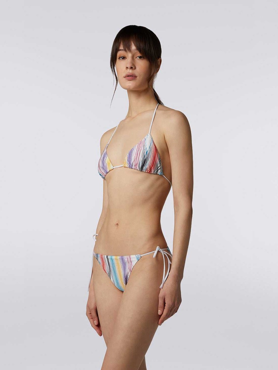 Kvinder Missoni Badetoj | Slubstrikket Bikini Flerfarvet